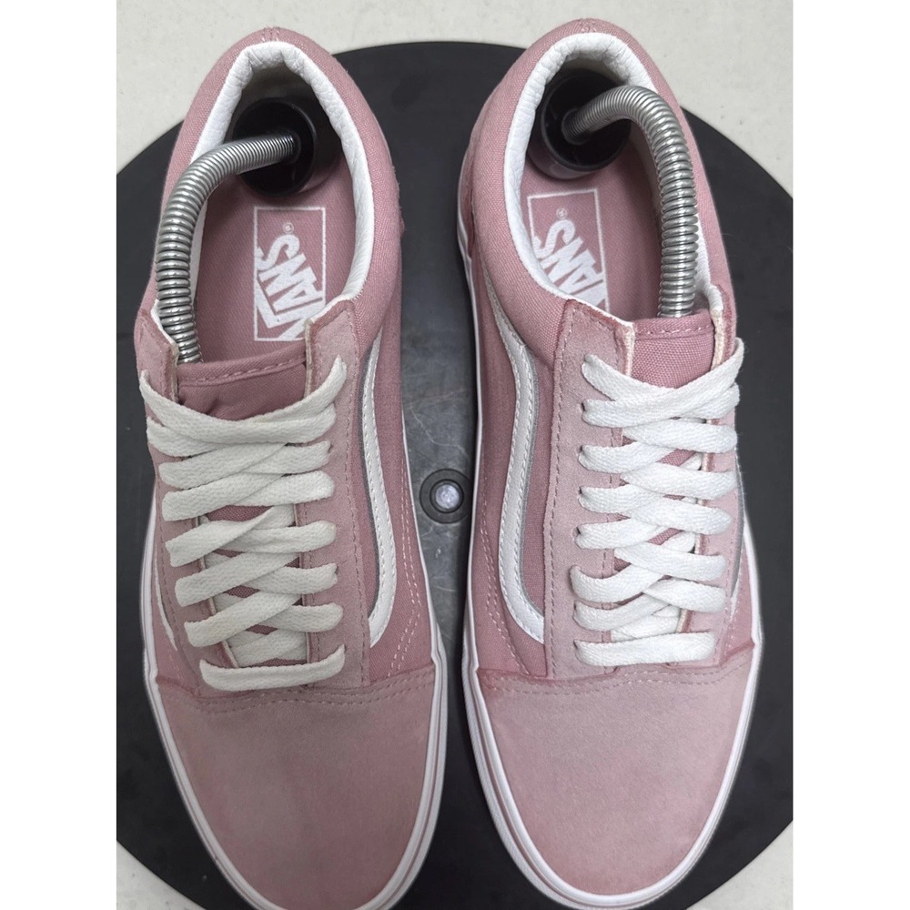 Vans Old Skool Pink Suede Canvas Low Top Mens 9 Womens 10.5 VN0A5JMI2PT - Picture 6 of 12